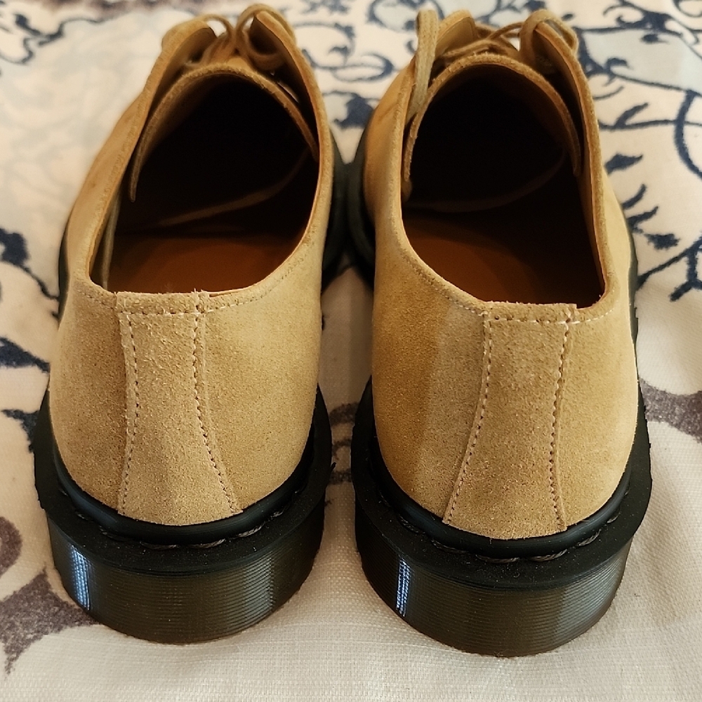 Dr. Martens Classic Tan Suede Oxfords - Picture 5 of 10